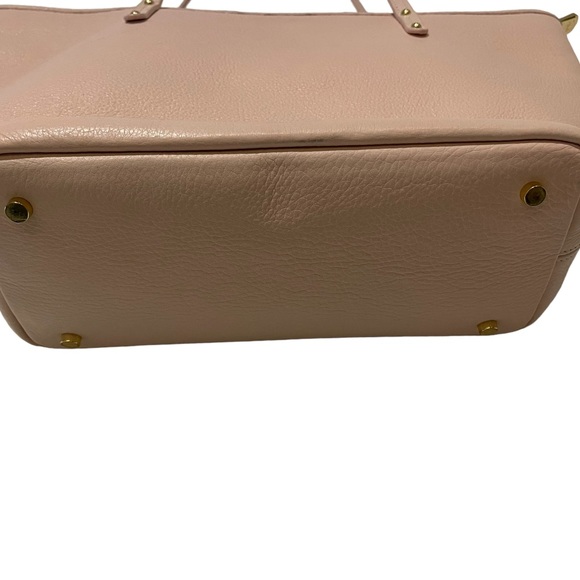 Gigi New York Zip Taylor Leather Real Leather Tote Pink - Picture 7 of 10